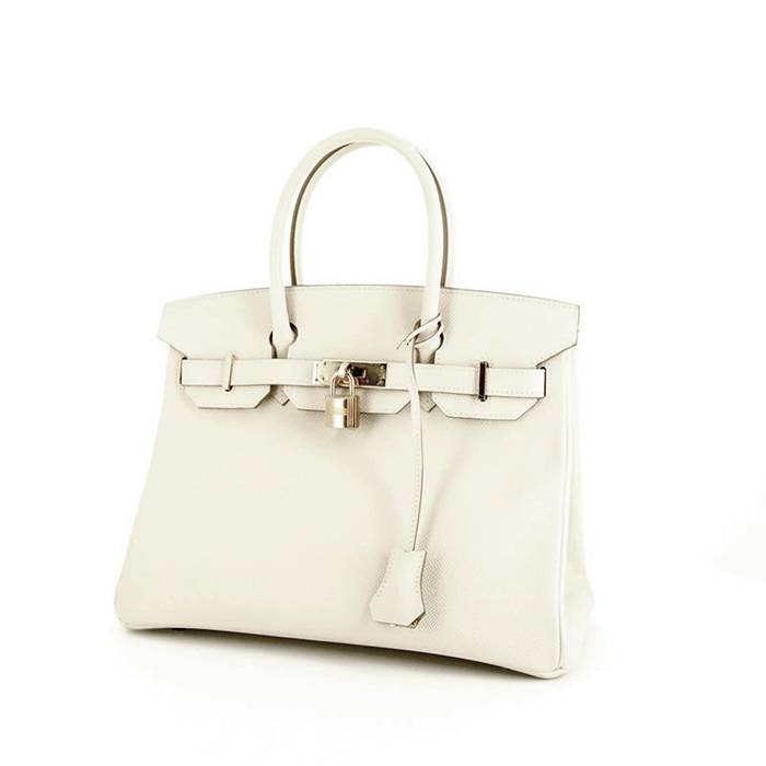 Women's Hermes Birkin Bag 30cm Craie Togo Leather Handbag Sale