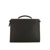Fendi briefcase in black leather - 360 thumbnail