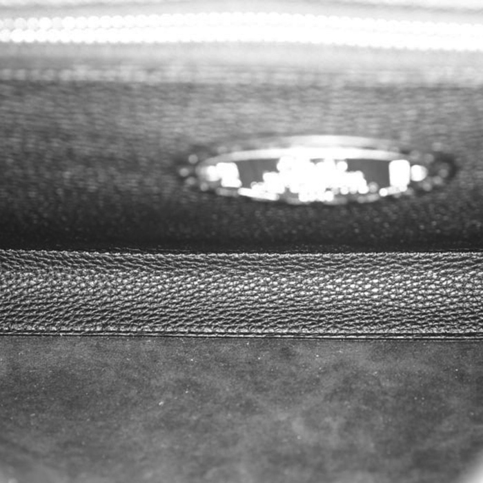 Borsa portadocumenti Fendi in pelle nera - Detail D3