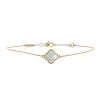 Bracelet Van Cleef & Arpels Sweet Alhambra en or jaune et nacre blanche - 00pp thumbnail