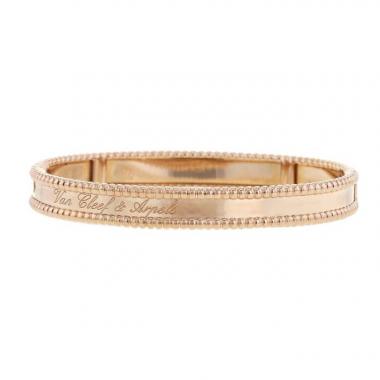Van Cleef & Arpels Perlée Signature bracelet in pink gold