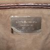 Bottega Veneta pouch in brown glittering leather - Detail D3 thumbnail