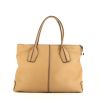 Tod's D-Bag shopping bag in beige leather - 360 thumbnail
