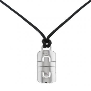 Ciondolo Bulgari Parentesi modello grande in oro bianco Ciondolo Bulgari Parentesi modello grande in oro bianco