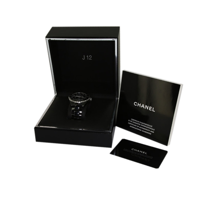 Reloj Chanel J12 Joaillerie de cerámica noire Circa  2009 - Detail D2