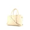 Prada shopping bag in beige leather - 00pp thumbnail