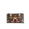 Borsa a tracolla Givenchy Wallet On Chain in pelle nera a fiori - 360 thumbnail