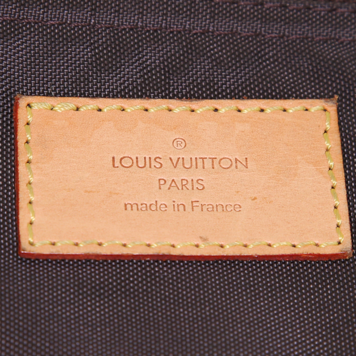 Louis Vuitton clothes-hangers in brown monogram canvas and natural leather leather - Detail D3