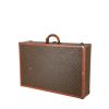 Louis Vuitton Alcaraz 80 suitcase in monogram canvas and brown lozine (vulcanised fibre) - 00pp thumbnail