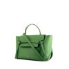 Celine Belt mini handbag in green grained leather - 00pp thumbnail