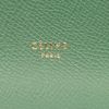 Bolso de mano Celine Belt mini en cuero granulado verde - Detail D4 thumbnail