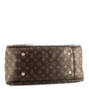 Louis Vuitton Artsy handbag in brown monogram canvas and natural leather - Detail D4 thumbnail