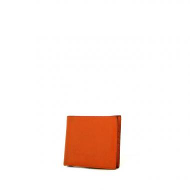 Portefeuille Hermès Mc2 en cuir epsom orange