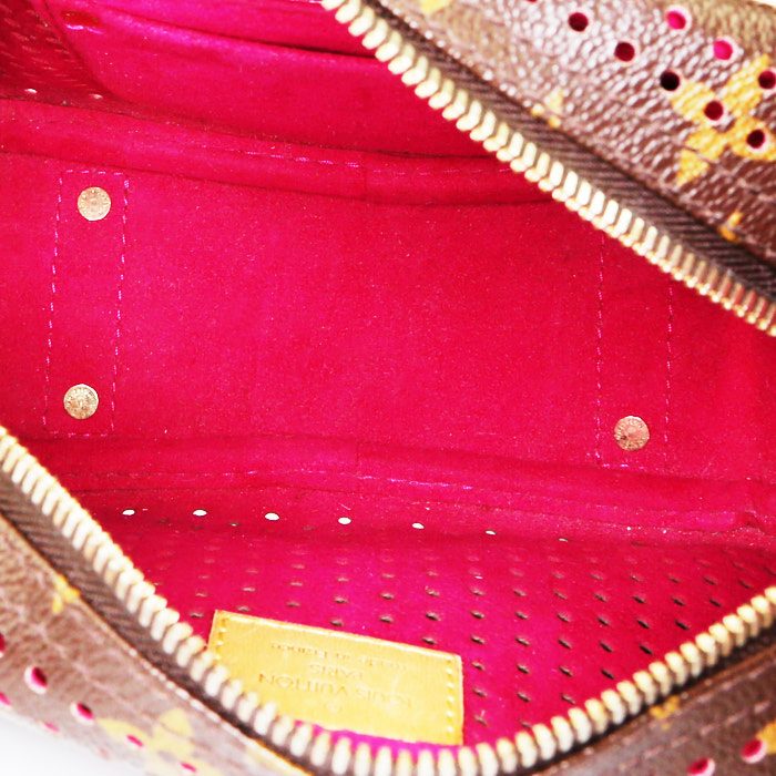 Borsa a tracolla Louis Vuitton  Trocadéro in tela monogram e pelle naturale - Detail D2