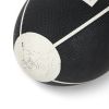 Chanel, Rugby ball, sport accessory, in black and white grained rubber, limited edition, with the logo and its original dustbag, from the 2000's - Detail D2 thumbnail