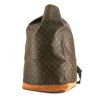 Bolso para llevar al hombro Louis Vuitton Vintage en lona Monogram marrón y cuero natural - 00pp thumbnail