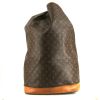 Louis Vuitton Vintage shoulder bag in brown monogram canvas and natural leather - 360 thumbnail