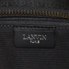Lanvin shoulder bag in black satin - Detail D4 thumbnail