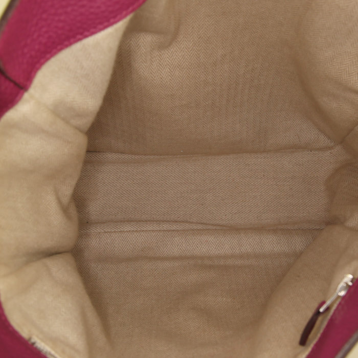 Borsa Hermes Marwari in pelle togo e pelle marrone - Detail D2