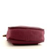 Hermes Marwari handbag in raspberry pink togo leather and brown leather - Detail D4 thumbnail