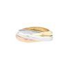 Bague Cartier Trinity petit modèle en 3 ors, taille 48 - 00pp thumbnail