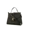 Chloé Aby handbag in black grained leather - 00pp thumbnail