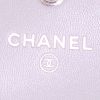 Billetera Chanel Camelia en cuero gris - Detail D3 thumbnail