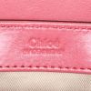Borsa a tracolla Chloé C in pelle rosa e rossa simil coccodrillo - Detail D4 thumbnail