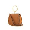 Chloé Nile handbag in gold leather and gold suede - 00pp thumbnail