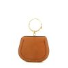 Chloé Nile handbag in gold leather and gold suede - 360 thumbnail