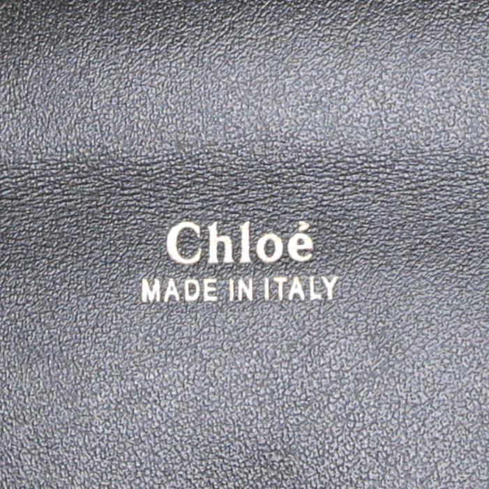 Chloé Aby shoulder bag in black leather - Detail D4
