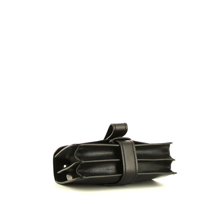 Chloé Aby shoulder bag in black leather - Detail D5