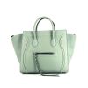 Celine Phantom handbag in green grained leather - 360 thumbnail