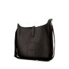 Hermes Evelyne large model shoulder bag in black togo leather - 00pp thumbnail