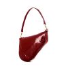 Dior Saddle handbag/clutch in red monogram patent leather - 00pp thumbnail