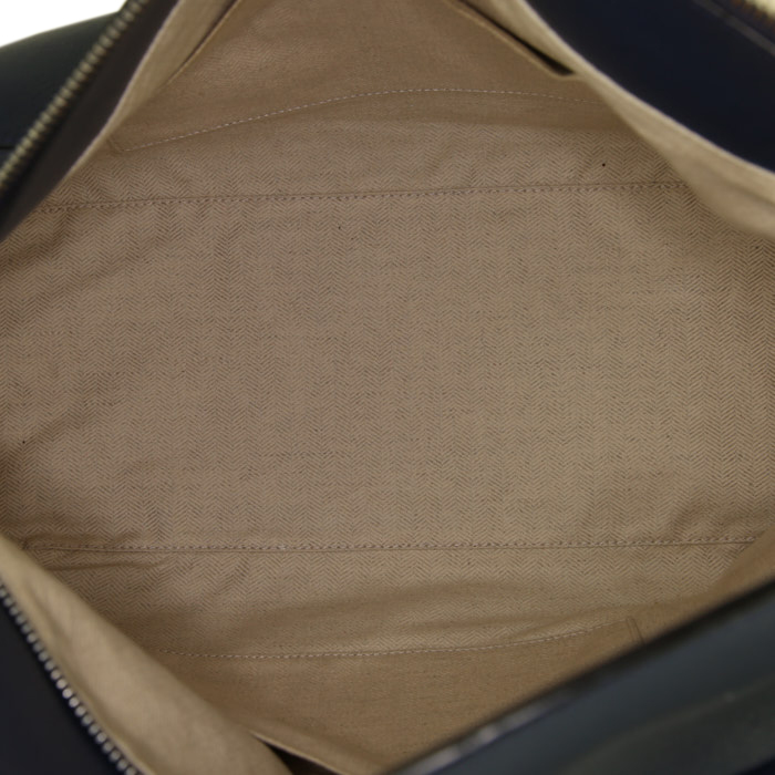 Borsa Loewe Puzzle  modello grande in pelle blu - Detail D3