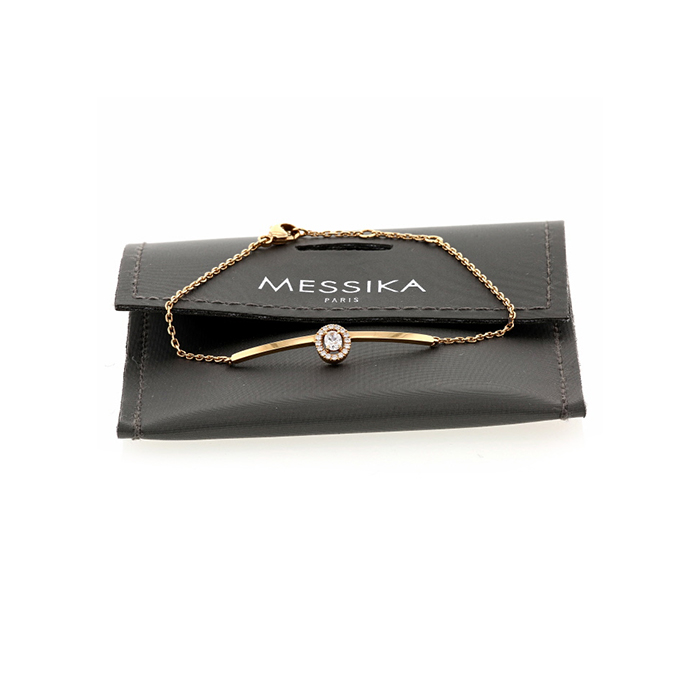 Messika Glam'Azone bracelet in pink gold and diamonds
