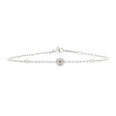 Bracelet Messika Joy en or blanc et diamants