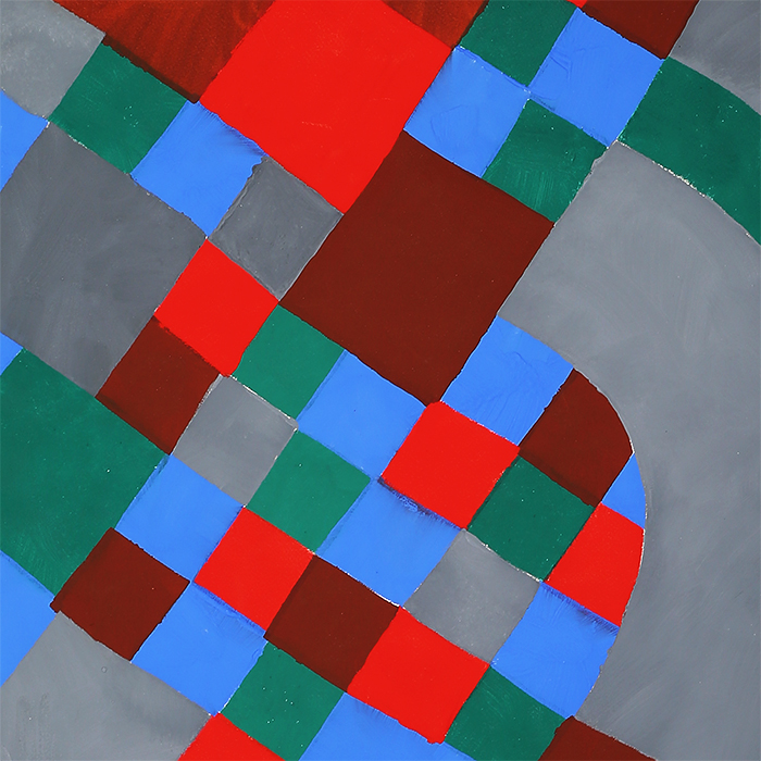 Sonia Delaunay, "Poésie des mots, Poésie des couleurs", stencil in colors on paper, signed, dated and numbered, of 1961 - Detail D1