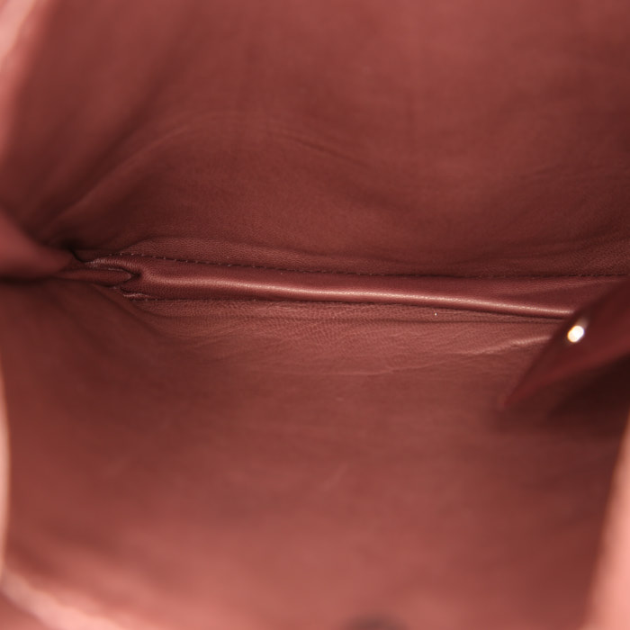 Hermès Toudou shoulder bag in brown leather - Detail D2