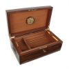 Hermès, great and rare cigar humidor, in Macassar ebony, with H marquetry decoration, the handles in brass, signed, around 1980 - 00pp thumbnail