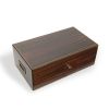 Hermès, great and rare cigar humidor, in Macassar ebony, with H marquetry decoration, the handles in brass, signed, around 1980 - Detail D1 thumbnail