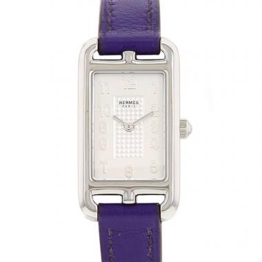 Orologio Hermès Cape Cod Nantucket in acciaio Ref :  NA2.210 Circa  2010