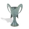 Jean Cocteau, "Petit Faune", sculpture or vase in green patinated bronze, Artcurial edition, signed, numbered and dated, with its certificate of authenticity, designed in 1958, edited around the 1990's - 00pp thumbnail