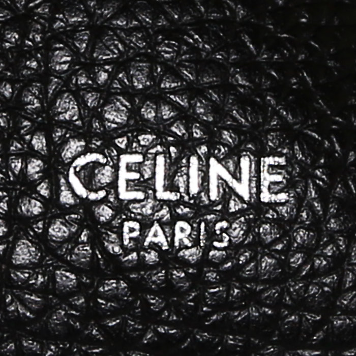 Sac à main Celine  Big Bag en cuir noir - Detail D4