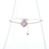 Fred Pain de Sucre small model bracelet in pink gold,  diamonds and amethyst - 360 thumbnail