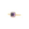 Fred Pain de Sucre small model ring in pink gold,  diamonds and amethyst, size 55 - 00pp thumbnail
