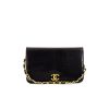 Chanel Mademoiselle shoulder bag in black lizzard - 360 thumbnail