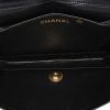 Sac porté épaule Chanel Mademoiselle en lézard noir - Detail D2 thumbnail