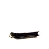 Borsa a spalla Chanel Mademoiselle in lucertola nera - Detail D4 thumbnail